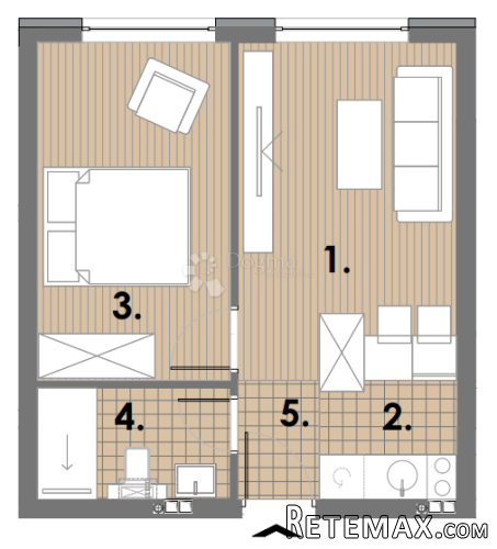 PROJEKT JAHORINA - zgrada A2 apartman 34, 3. kat