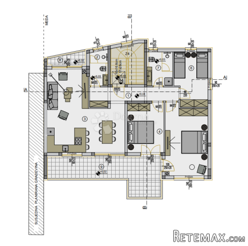 Novogradnja Pula-zapad (Veli Vrh) 108 m2, 2. kat - 3