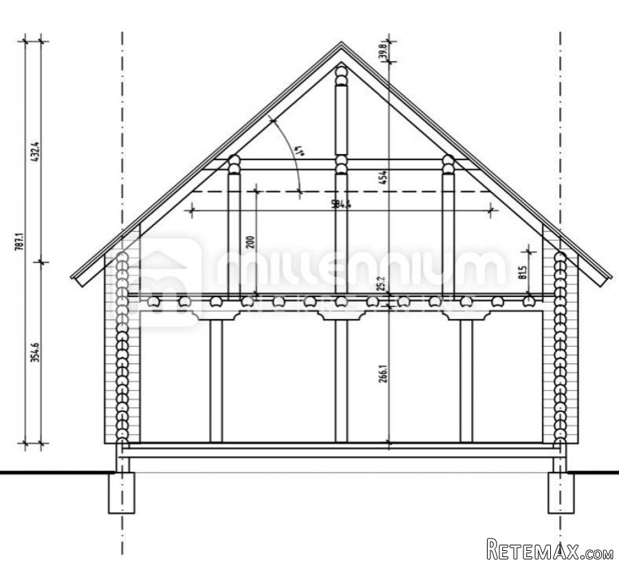 Gorski Kotar, Fužine, projekt - drvena kuća u blizini j.. - 4