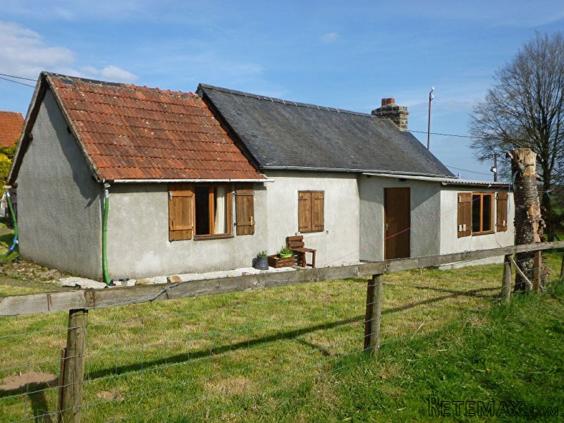 Country House with Attached Barns