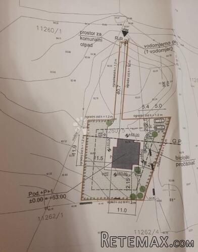NJIVICE - GRAĐEVINSKO ZEMLJIŠTE S PROJEKTOM I PLAĆENIM KOMUN - 3