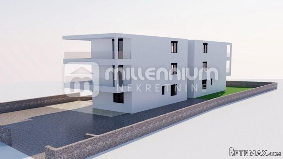 Otok Krk, Krk, novogradnja, dvoetažni 3s+db, 167.62m2 - 2