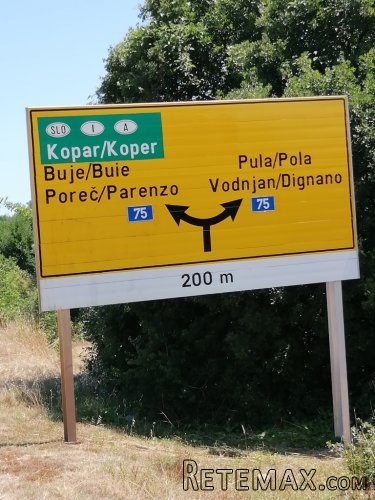 Istra - Bale, blizina ceste Rovinj-Pula, zemljište 1.300 m2 - 4