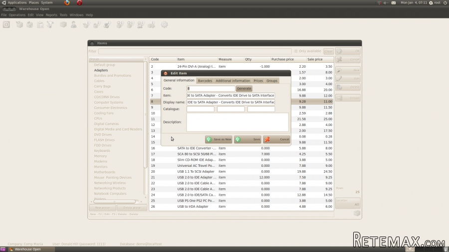 программа управления торговлей POS software