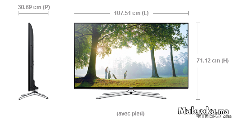 Tv led samsung 48h6290 3d wifi smart tv