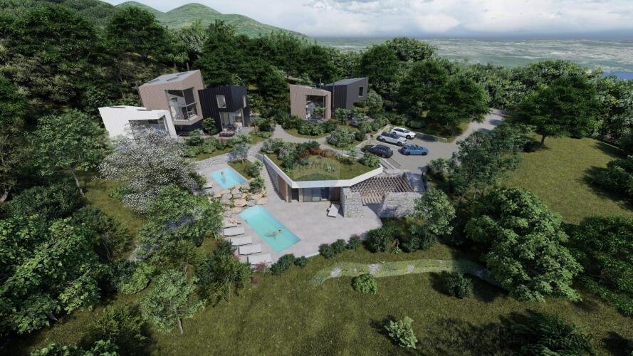 OPATIJA, VEPRINAC- prostrano zemljište s projektom i pogledo - 2