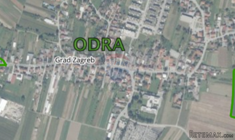Građevinsko zemljište Odra 1381m2 - 2