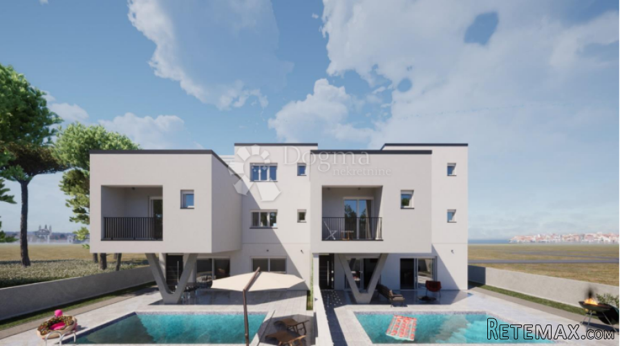Novogradnja Vrsi – stan s bazenom i vrtom, 300 m od mora - 2