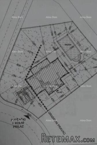 Građevinsko zemljište s projektom i plaćenim komunalijama
