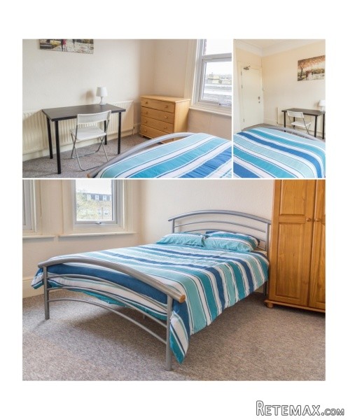 Single with double bed near Acton Town..