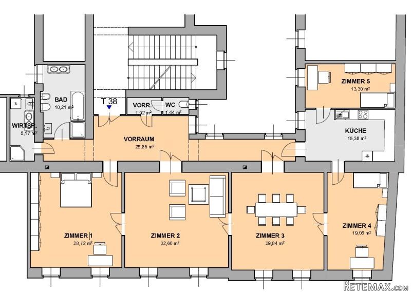 Spacious and bright Apartment at.. - 2