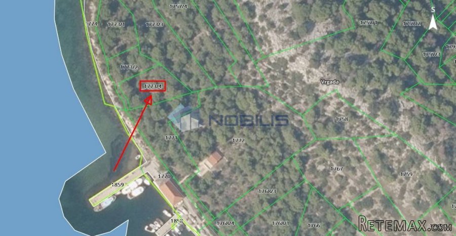 Zadar, Pakoštane, o. Vrgada, 550m2 uz more - 7
