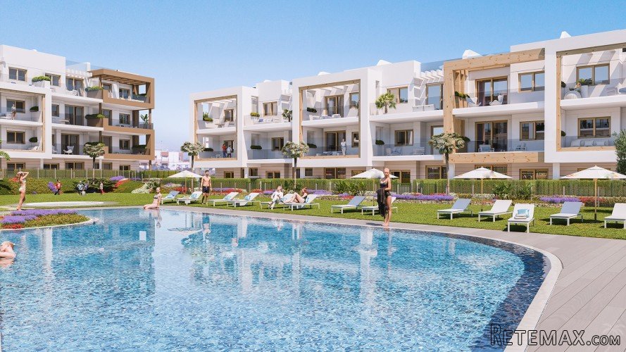 This beautiful apartment complex with different models is..