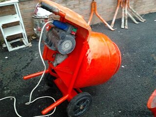 belle 240v cement mixer