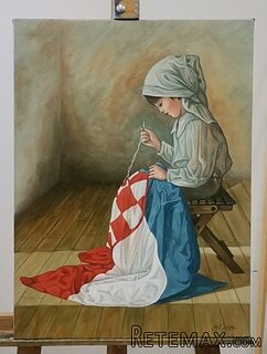 Vezak vezla - ulje na platnu