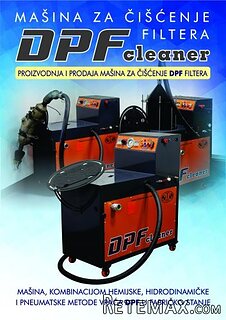 Mašina za čišćenje DPF filtera