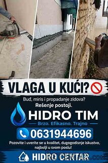 Hidroizolacija vlažnih kuća 