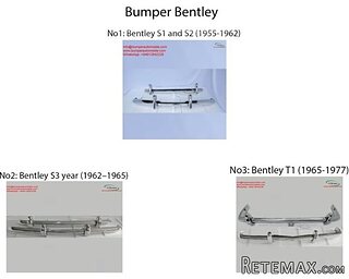 Bentley S1 and S2 (1955 to 1962) / Bentley S3 (1962 to 1965)