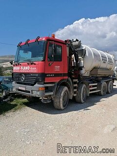 MERCEDES ACTROS 4143, SA CISTERNOM ZA PRAŽNJENJE FEKALIJA