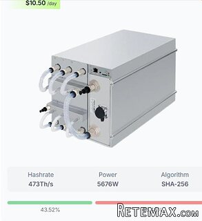 Bitmain Antminer S21XP Hyd,L9,L7,Goldshell AE Max,MicroBT M6