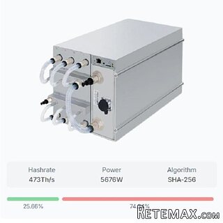 Новый Model Antminer S21 XP Hyd (473Th) SHA256 Bitmain